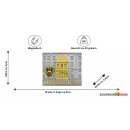 Premium Metall Magnet Massiv - Innsbruck Goldenes Dachl...