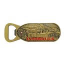 Magnet Metall Innsbruck Austria Flaschenöffner Gold...