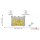 Premium Metall Magnet Massiv - Buch Silber Gold Effekt