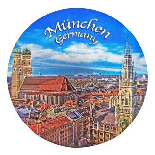 Aufkleber München rund