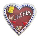 Aufkleber München Herz
