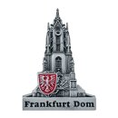 Frankfurt Dom Metal Magnet Silber