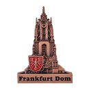 Frankfurt Dom Metal Magnet Kupfer