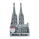 Magnet Metall Köln Dom Silber