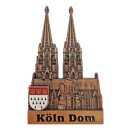 Magnet Metall Köln Dom Kupfer