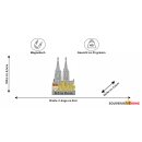 Köln Dom gold/silber Metall Magnet Silber Gold