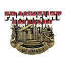 Kühlschrank Magnet Metall Gold Retro Look -...