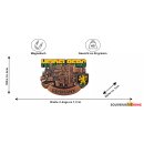 Kühlschrank Magnet Metall Bronze Retro Look -...