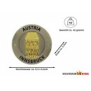 Magnet Münze Gold 63 x 63mm Innsbruck