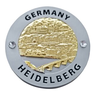 Magnet Münze Gold 63 x 63mm Heidelberg