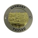 Magnet Münze Gold 63 x 63mm Passau