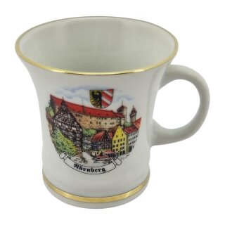 Kaffeehaferl  H: 7,6 cm, D: 7,8 cm  MG 60mm