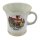 Kaffeehaferl  H: 7,6 cm, D: 7,8 cm  MG 60mm