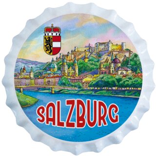 Bier Deckel Bunt Panorama Salzburg