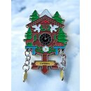 Kühlschrankmagnet Alpen Kuckucksuhr Magnet  Reisemagnet Mitbringsel Metall - Germany