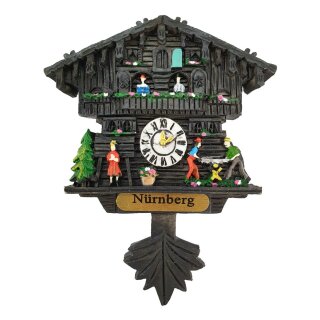 Kuckucksuhr Magnet Polyresin Kühlschrank Handmade Deutschland schwarz - Nürnberg