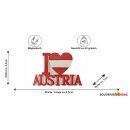 Kühlschrankmagnet – I Love Austria Schriftzug...