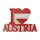 I Love Austria Magnet Kühlschrankmagnet Souvenir Mitbringsel Deko Österreich