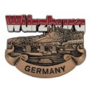 Metall Magnet Würzburg bronze