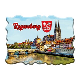 Polyresin Magnet Kühlschrank - Made in Italy - Germany - Regensburg