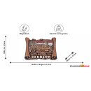 Premium Metall Magnet Massiv Köln Buch Bronze