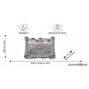 Premium Metall Magnet Massiv Köln Buch Silber...