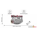 Magnet Metall Polyresin Nürnberg Burg Silber Optik Poliert Glitzer