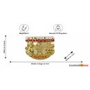 Salzburg Magnet Metall Gold Glänzend