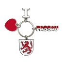 Schlüsselanhänger I Love Passau Wappen