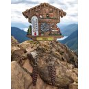 Kühlschrankmagnet Alpen Kuckucksuhr Magnet  Wetterhaus Thermometer Deko - Rhein