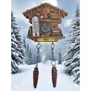 Kühlschrankmagnet Alpen Kuckucksuhr Magnet  Wetterhaus Thermometer Deko - Rhein