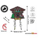 Kühlschrankmagnet Alpen Kuckucksuhr Magnet Reisemagnet Mitbringsel Metall - Wien