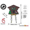 Kühlschrankmagnet Alpen Kuckucksuhr Magnet Reisemagnet Mitbringsel Metall - Innsbruck