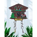 Kühlschrankmagnet Alpen Kuckucksuhr Magnet Reisemagnet Mitbringsel Metall - Schweiz