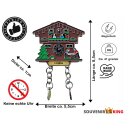 Kühlschrankmagnet Alpen Kuckucksuhr Magnet Reisemagnet Mitbringsel Metall - Lindau