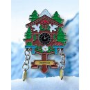 Kühlschrankmagnet Alpen Kuckucksuhr Magnet  Reisemagnet Mitbringsel Metall - Österreich