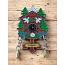 Kühlschrankmagnet Alpen Kuckucksuhr Magnet  Reisemagnet Mitbringsel Metall - Wiesbaden