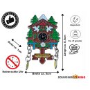 Kühlschrankmagnet Alpen Kuckucksuhr Magnet...