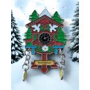 Kühlschrankmagnet Alpen Kuckucksuhr Magnet  Reisemagnet Mitbringsel Metall - Marienplatz