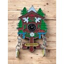 Kühlschrankmagnet Alpen Kuckucksuhr Magnet  Reisemagnet Mitbringsel Metall - Berchtesgaden