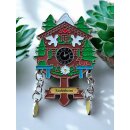 Kühlschrankmagnet Alpen Kuckucksuhr Magnet  Reisemagnet Mitbringsel Metall - Rüdesheim