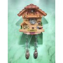 Kuckucksuhr Magnet Polyresin Kühlschrank Beige Haus Österreich Austria - Salzburg