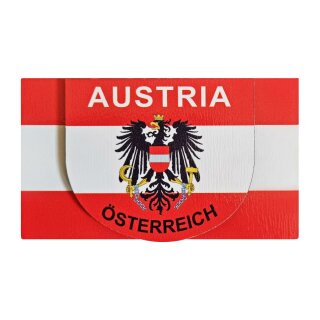 MDF Holz Magnet Fotomagnet Souvenir Austria Österreich