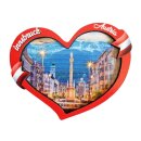 MDF Holz Magnet Fotomagnet Souvenir Herz Innsbruck
