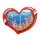 MDF Holz Magnet Fotomagnet Souvenir Herz Innsbruck