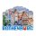 MDF Holz Magnet Fotomagnet Souvenir Rothenburg