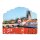 MDF Holz Magnet Fotomagnet Souvenir Regensburg