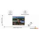 Magnet Reichsburg Cochem und Mosel Panorama mit Stadtwappen