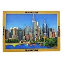 Magnet Kühlschrankmagnet Frankfurt am Main Gold Rahmen