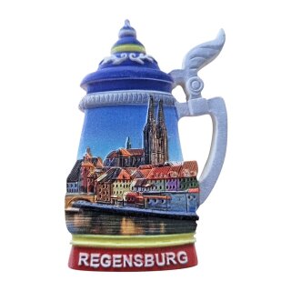 Poyresin Magnet Regensburg Bierkrug